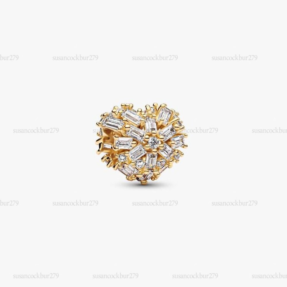 Pandora Sparkling Heart Charm